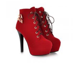 Ankle High Heel Boots on Luulla