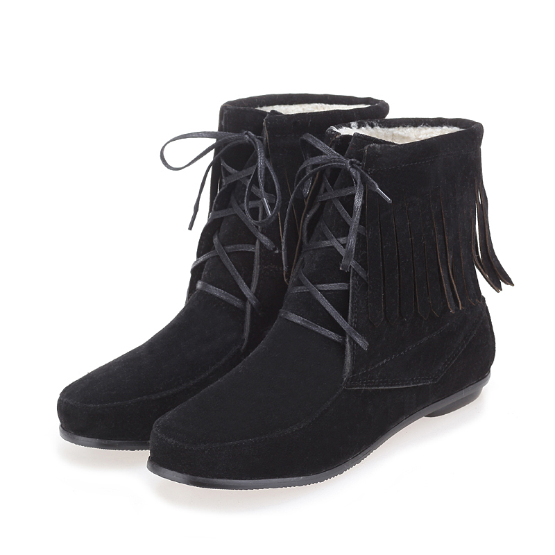 FRINGED ANKLE BOOTS main image 0
