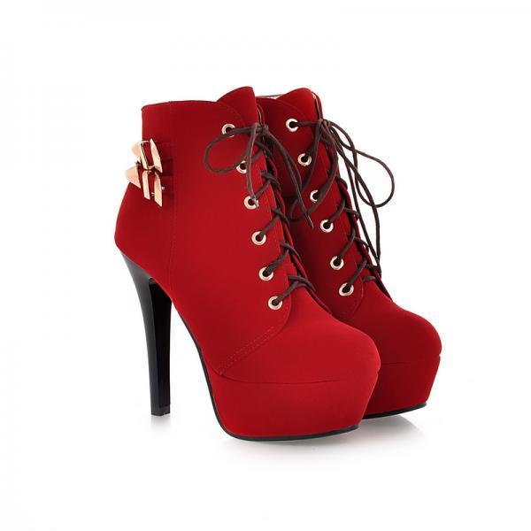Ankle High Heel Boots