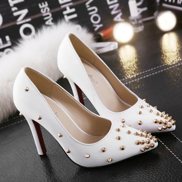 Pointed Toe Rivets High He..