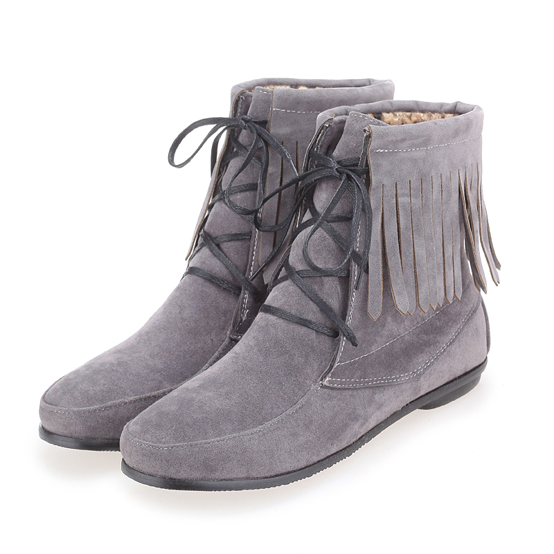 Fringe Ankle Boots on Luulla